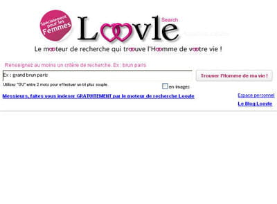 moteur de recherche loovle