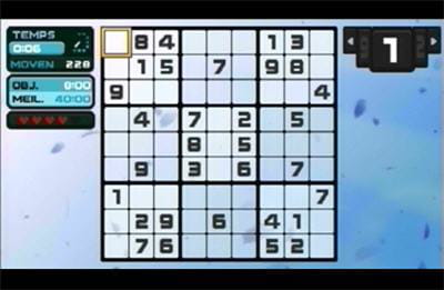 le sudoku fait partie des trois jeux que vous trouverez dans cette compilation
