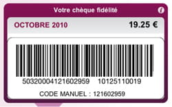 exemple de carte de fidélité carrefour dématérialisée