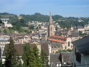 une vue de la ville de tulle, en corrèze.