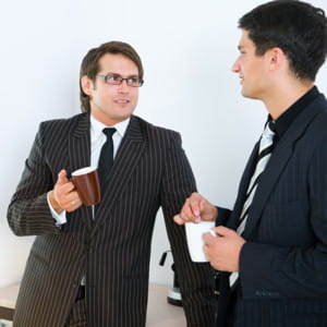 profitez des pauses pour faire connaissance.