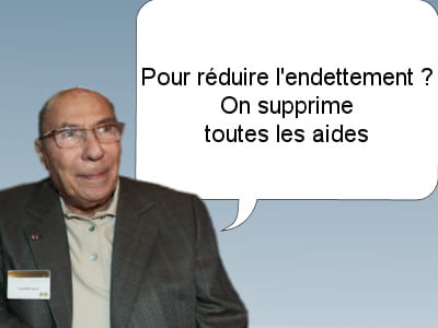 serge dassault, sénateur ump, le 15 février 2011.