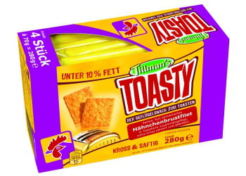 carrés de poulet tillman's toasty.