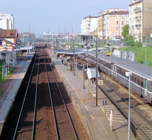 la gare de la garrenne-colombe.