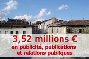 montant calculé par la rédaction à partir du budget primitif 2011.