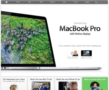 apple est le 1er e-marchand us de la catégorie 'informatique et électronique'