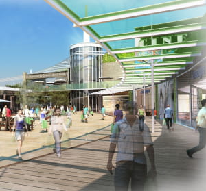le nouveau parc d'activités commerciales à clermont-ferrand comprendra 2 niveaux