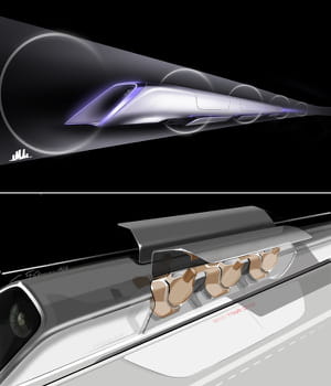 l'hyperloop consiste à faire voyager des capsules hermétiques dans un tube à