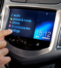 avec mylink, l'info-divertissement s'invite dans l'habitacle.