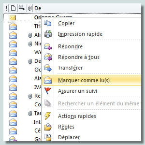 vous pouvez marquer comme lu un mail que vous n'avez même pas ouvert.