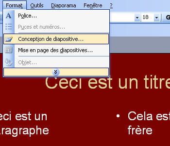 une fois la mise en page effectuée, on peut s'intéresser aux couleurs et aux