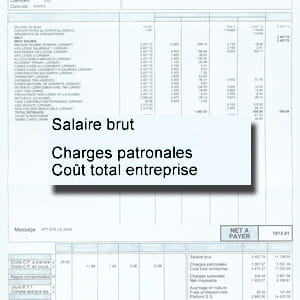 l'écart est important entre le coût total pour l'employeur et ce que le salarié