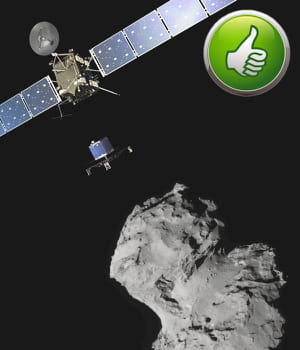 le robot philae a réussi à se poser sur une comète, une première scientifique