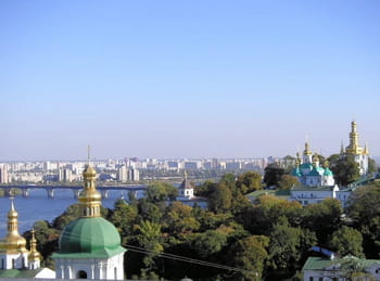 une vue de kiev.