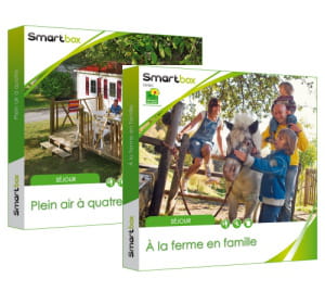 le coffret 'plein air à quatre' offre 2 à 4 nuits en camping dans un bungalow,