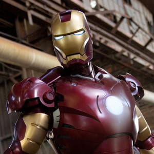le héros du film iron man.