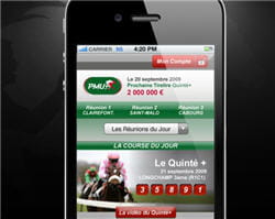 le nouveau site internet mobile du pmu se décline en deux versions.