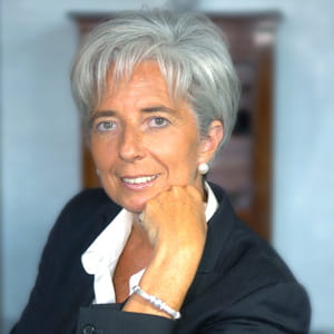 christine lagarde.