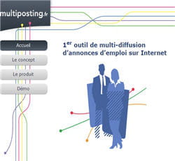 multiposting.fr, plate-forme de diffusion d'annonces de recrutement sur internet