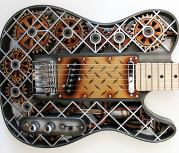 le concepteur d'odd guitars olaf diegel a créé des dizaines de modèles en 3d.