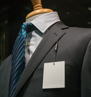 les costumes proposent un grand éventail de prix.
