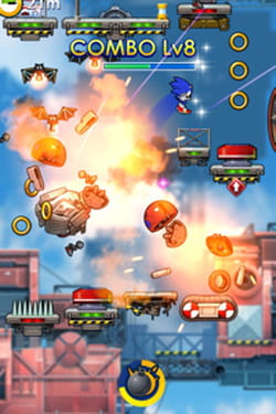 retrouvez sonic dans une course effrénée !