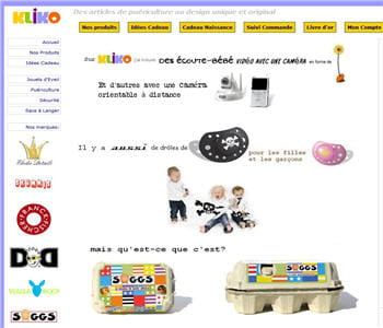 home page de kliko.fr