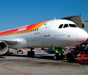 un appareil d'iberia.
