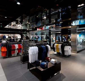 le magasin adidas, à pékin.