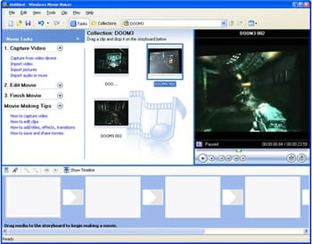 capture d'écran du logiciel