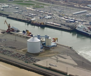 une vue de calais, dans le nord-pas-de-calais.