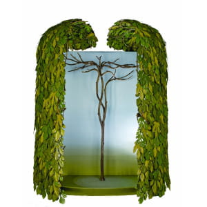 l'armoire à feuilles de figuier, du designer tord boontje, évoquait 'l'esprit