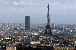 une vue de paris.