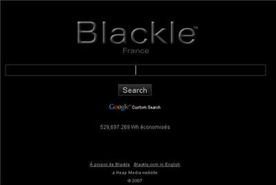 moteur de recherche blackle