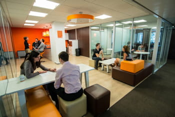 un espace détente chez la ssii extia.