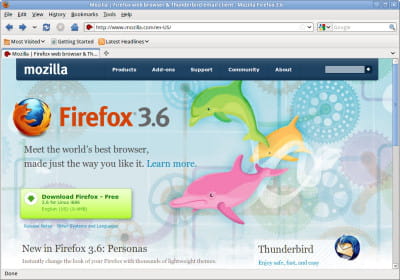 l'actuelle version du navigateur de la fondation mozilla.
