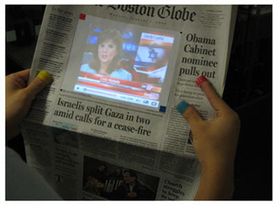le journal papier devient vidéo et s'actualise.