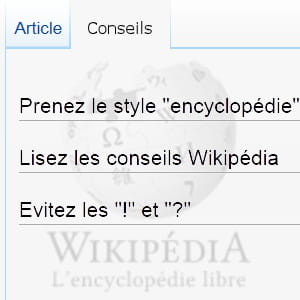 wikipédia est strict quant à la forme des contenus.