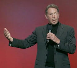 larry ellison, fondateur et désormais ex-pdg d'oracle.