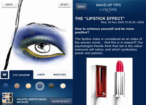 l'application iphone de lancôme