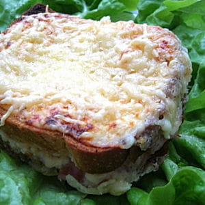 croque-monsieur à la crème fraîche