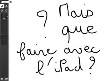 l'application adobe ideas sur l'ipad