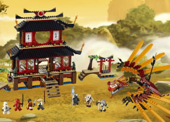 lego ninjago temple de feu.