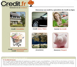 le site de credit.fr