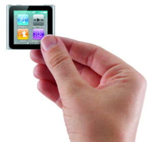 le nouvel ipod nano d'apple est deux fois plus léger et compact que le modèle de