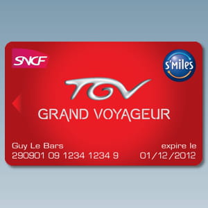 la carte grand voyageur de la sncf.