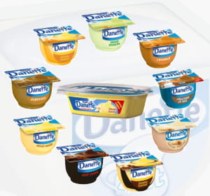 danette se décline en une trentaine de goûts et formats différents.