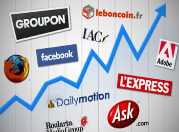 quels groupes ont connu les plus fortes croissances d'audience ?