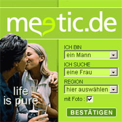 exemple d'une campagne d'affiliation de meetic en allemagne.
