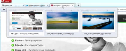 opera 11 tabs